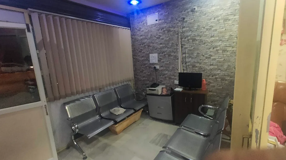 Waiting area at Dhanvi Dental Clinic
